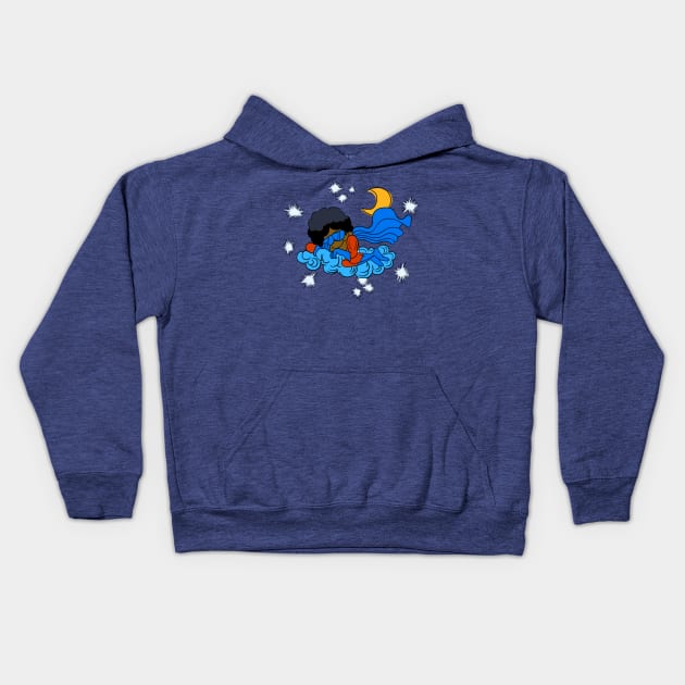 Verb - Napping! Kids Hoodie by ThirteenthFloor